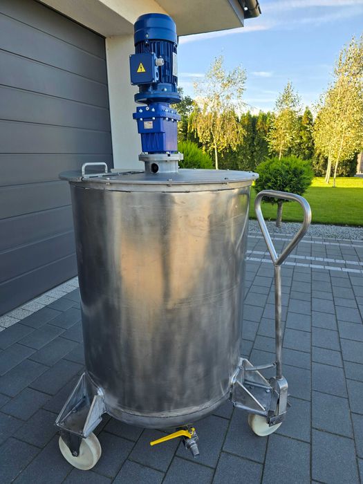 Mieszalnik Kwasoodporny Mieszadło Ze Stali Nierdzewnej Zbiornik 500l