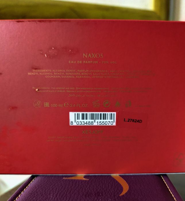 Naxos Xerjoff 100ml - PORTES GRÁTIS