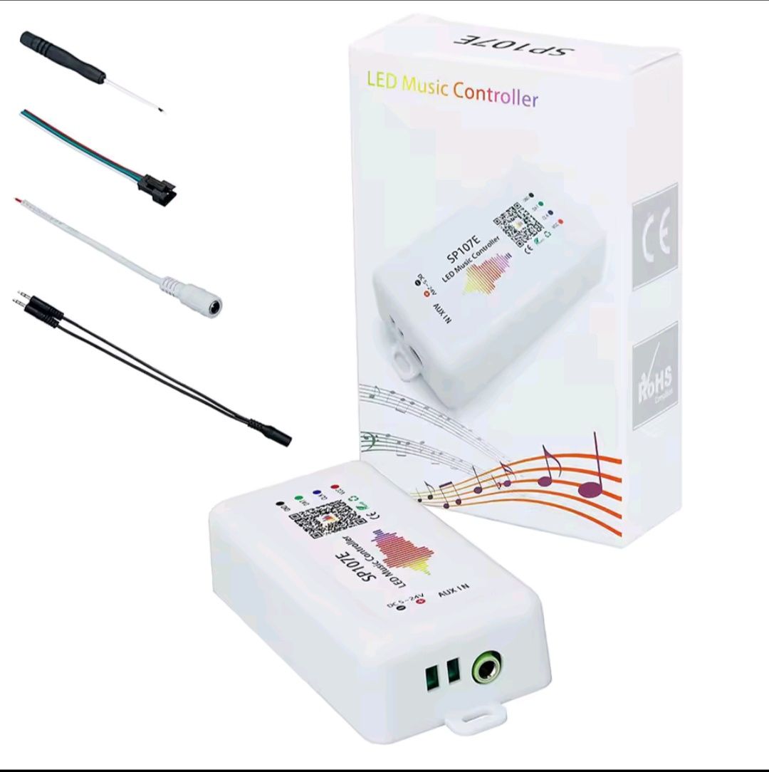 OKAZJA.  Kontroler sp107e muzyczny ws2812b sterownik cyfrowy aplikacja