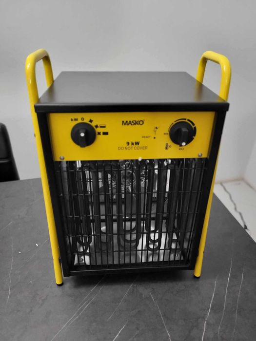 NAGRZEWNICA ELEKTRYCZNA Regulowan Farelka Dmuchawa 9KW przenośna MASKO