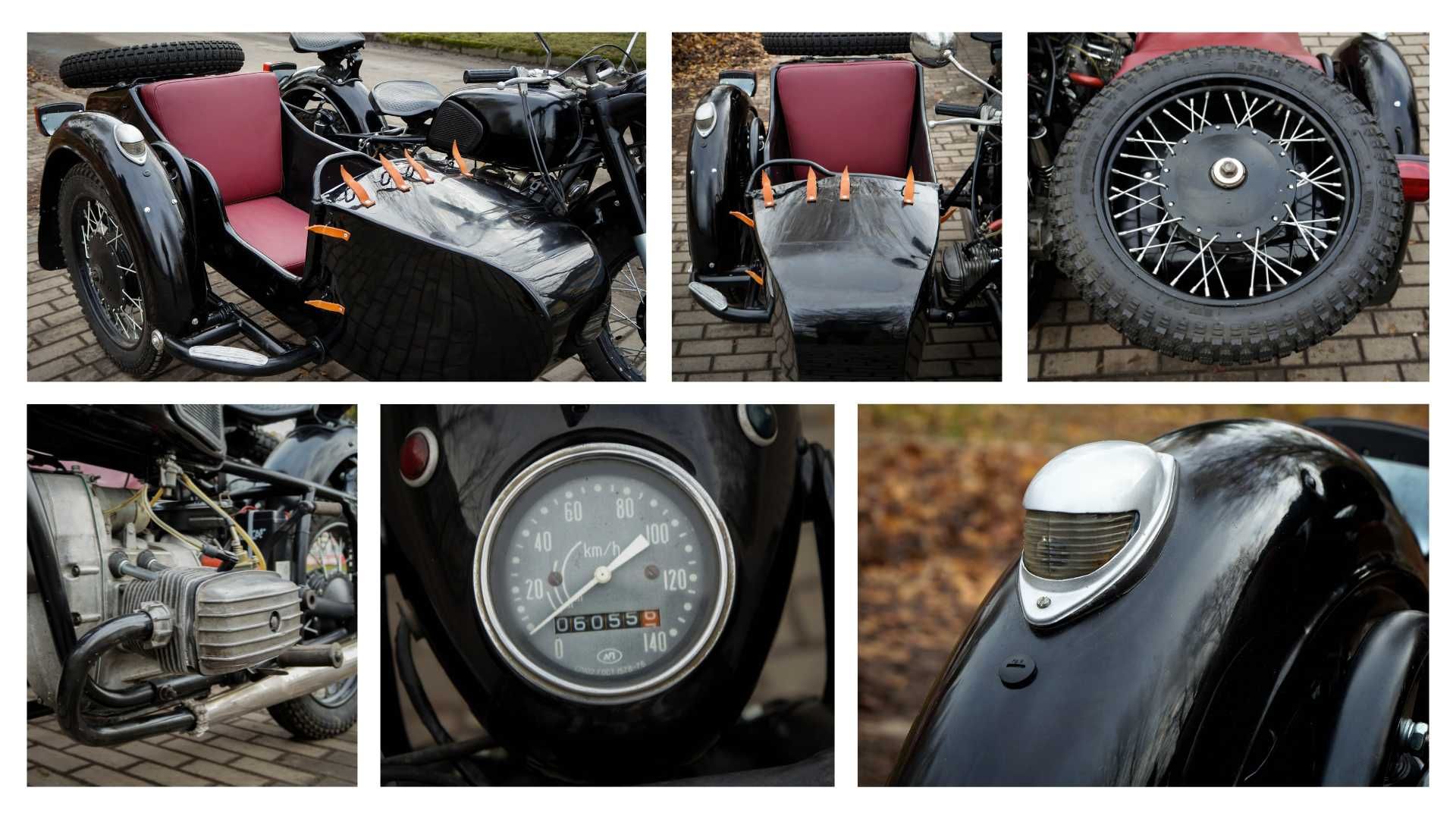 Motocykl DNIEPR Kosz MT9 Ural k750 Odrestaurowany ZAREJESTROWANY WSTE.