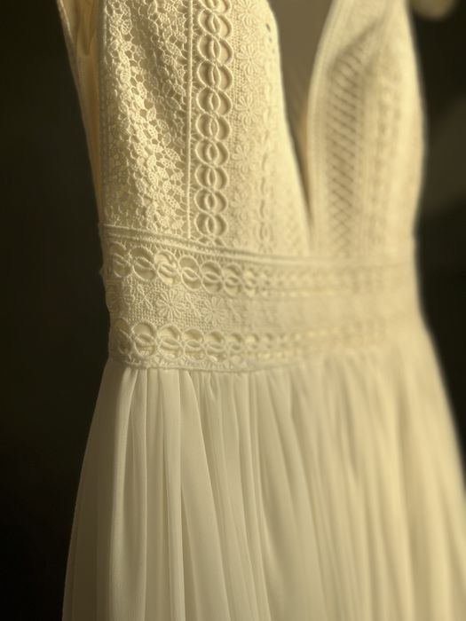 Suknia ślubna 36 | boho | zwiewna | wloska