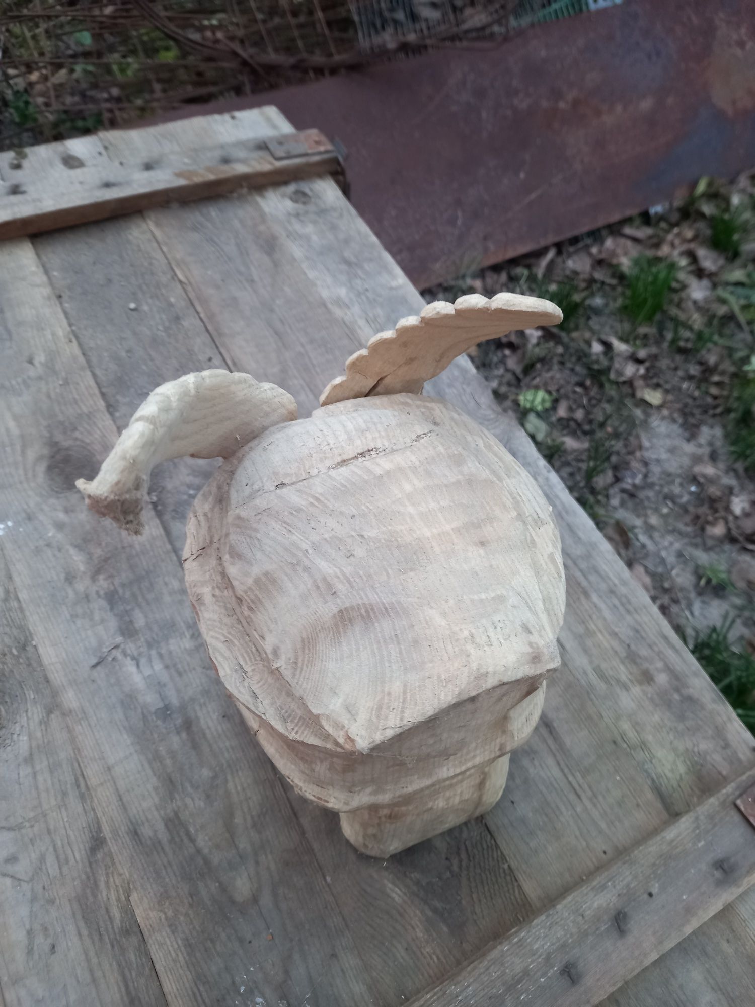 Виріб із дерева голова козака ручна робота