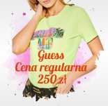Zielona kanarkowa koszulka t-shirt Guess