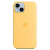 Etui Apple Silicone Case MagSafe Żółty, do iPhone 14+/15+ 6,7"
