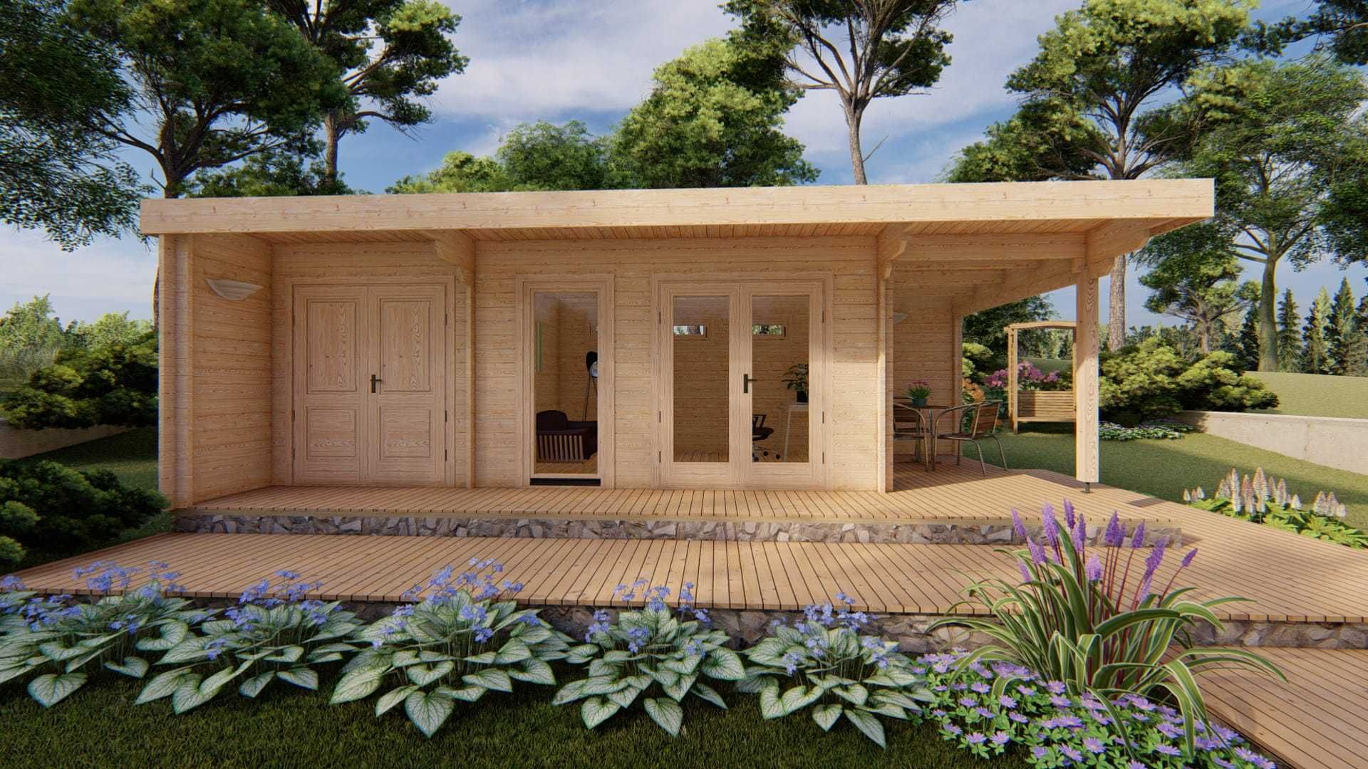 Drewniane Historie- Domek Letniskowy BERGEN 4,2 x 8 PROMOCJA !!