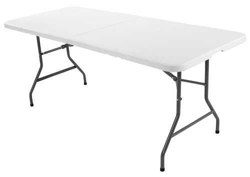 Розскладний стіл 75x180см білий