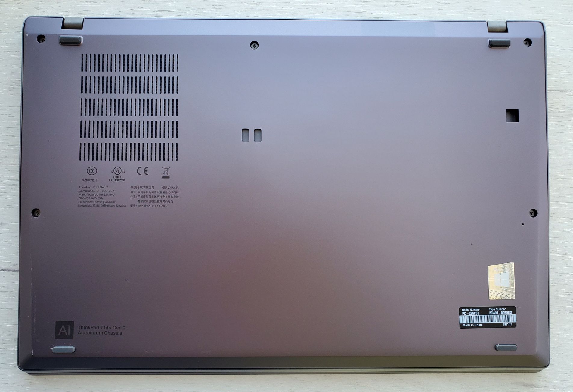 Lenovo ThinkPad T14s Gen 2 i5-1135G7 16/256GB M.2 Windows 11 2022 р