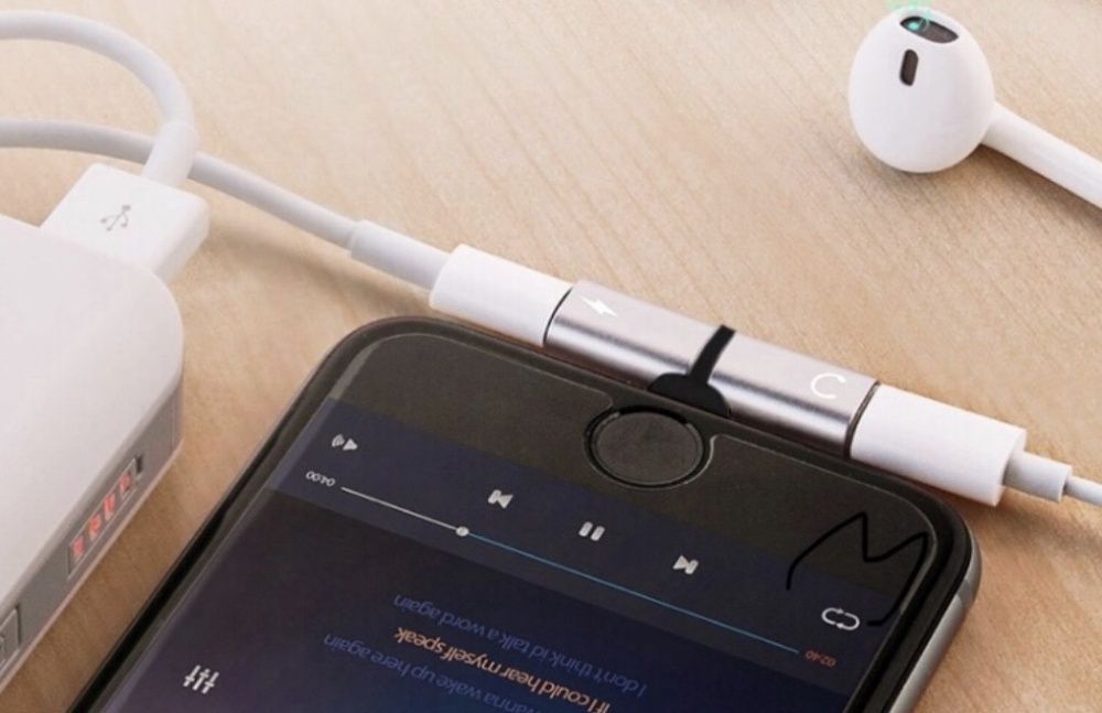 Adapter przejściówka iPhone 7, 8