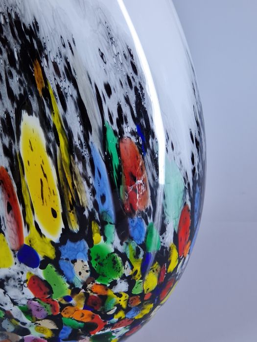 Zestaw szklany wazon I ślimaczek