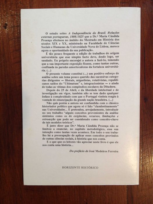 Maria Cândida Proença - A independência do Brasil