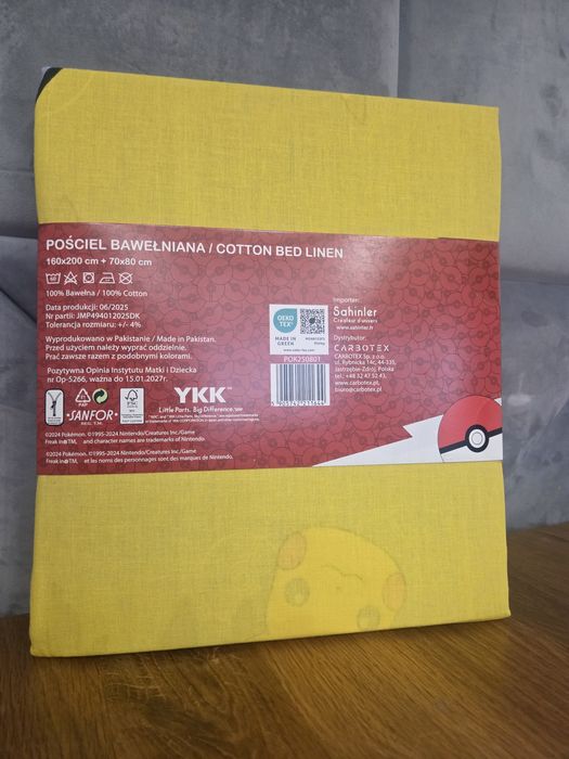 Pościel dla dzieci 160x200 pokemon nowa