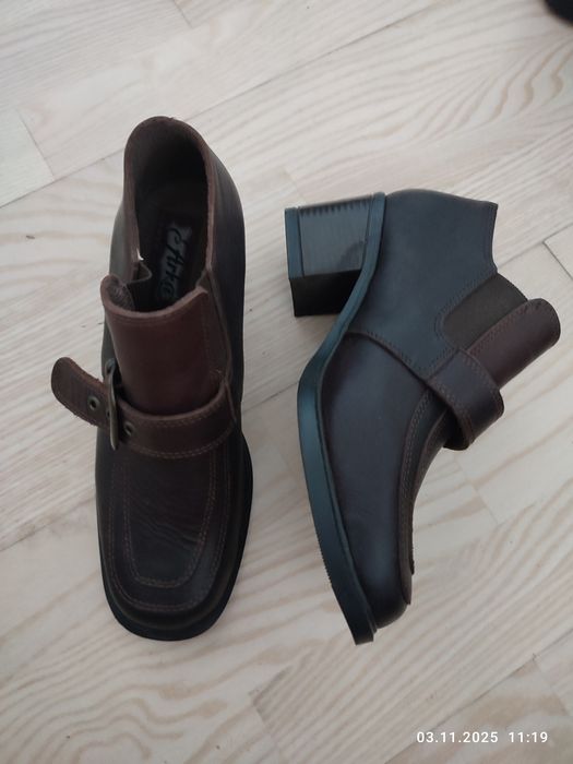 Сапоги жіночі зимові, демісезоні, шкіряні, нові