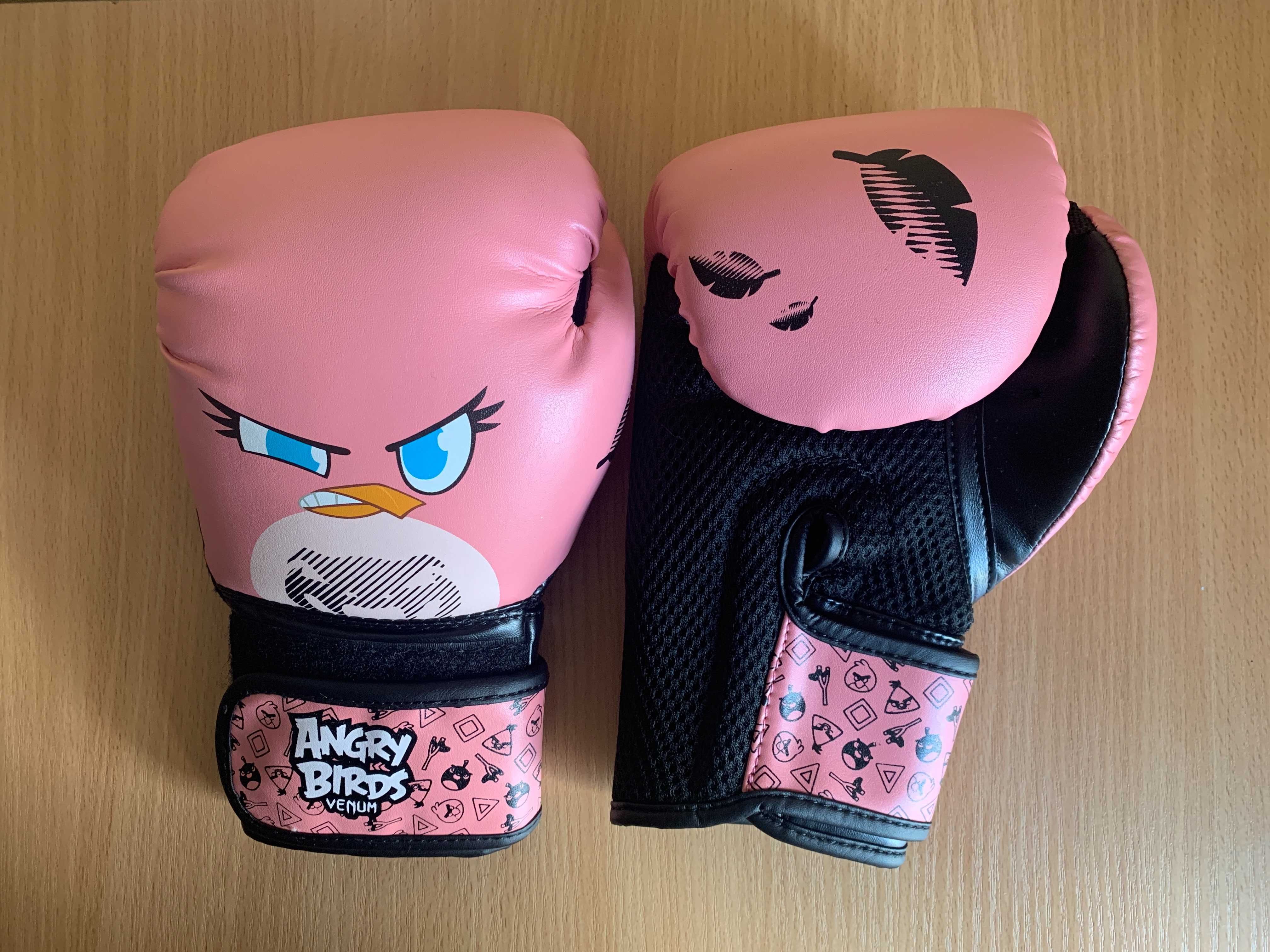Рукавички боксерські дитячі Venum Angry Birds 6oz Pink
