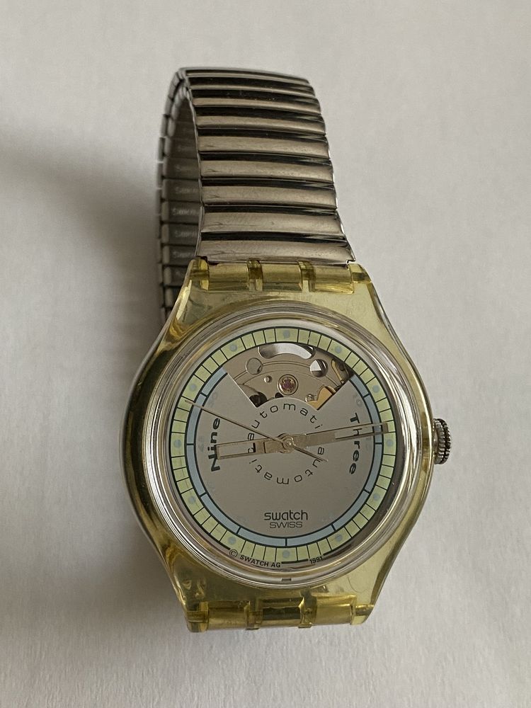 Swatch automatic SAK100 tzw. FRANCOIS OPEN HEART ETA 2842