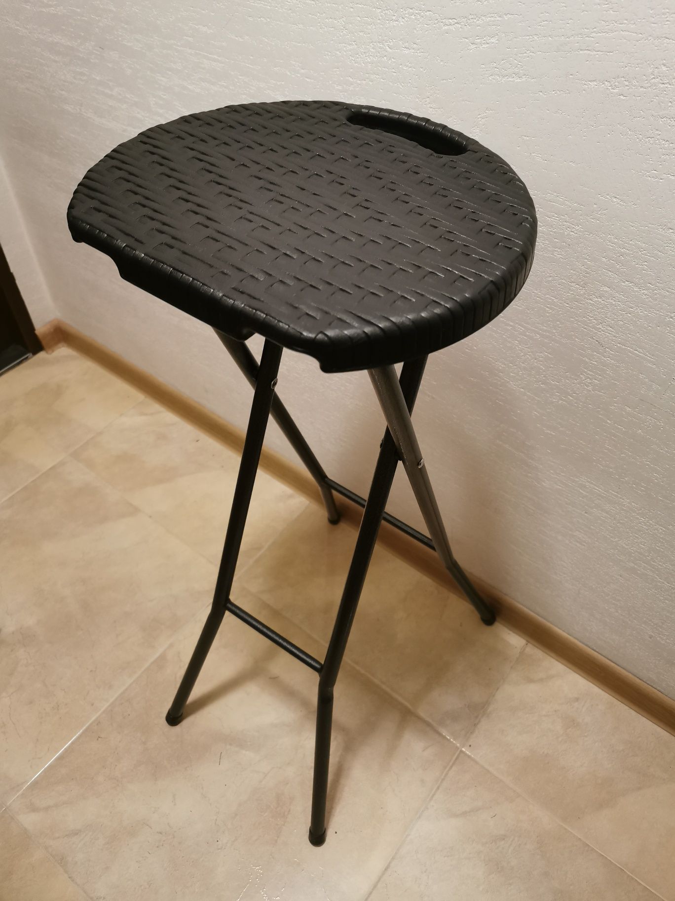 Hooker taboret krzesło składane relaxdays  wysokie 80cm