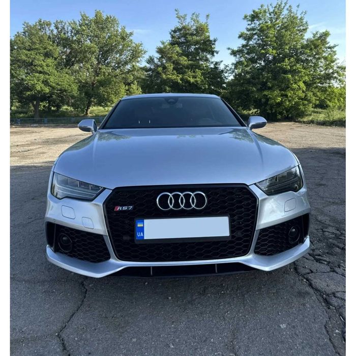 Передній бампер ( стиль RS7 ) на Audi A7 4G 2014-2017 року