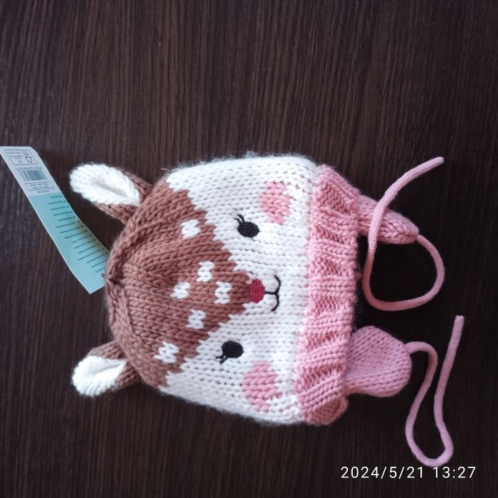 Шапочка дитяча зайчик