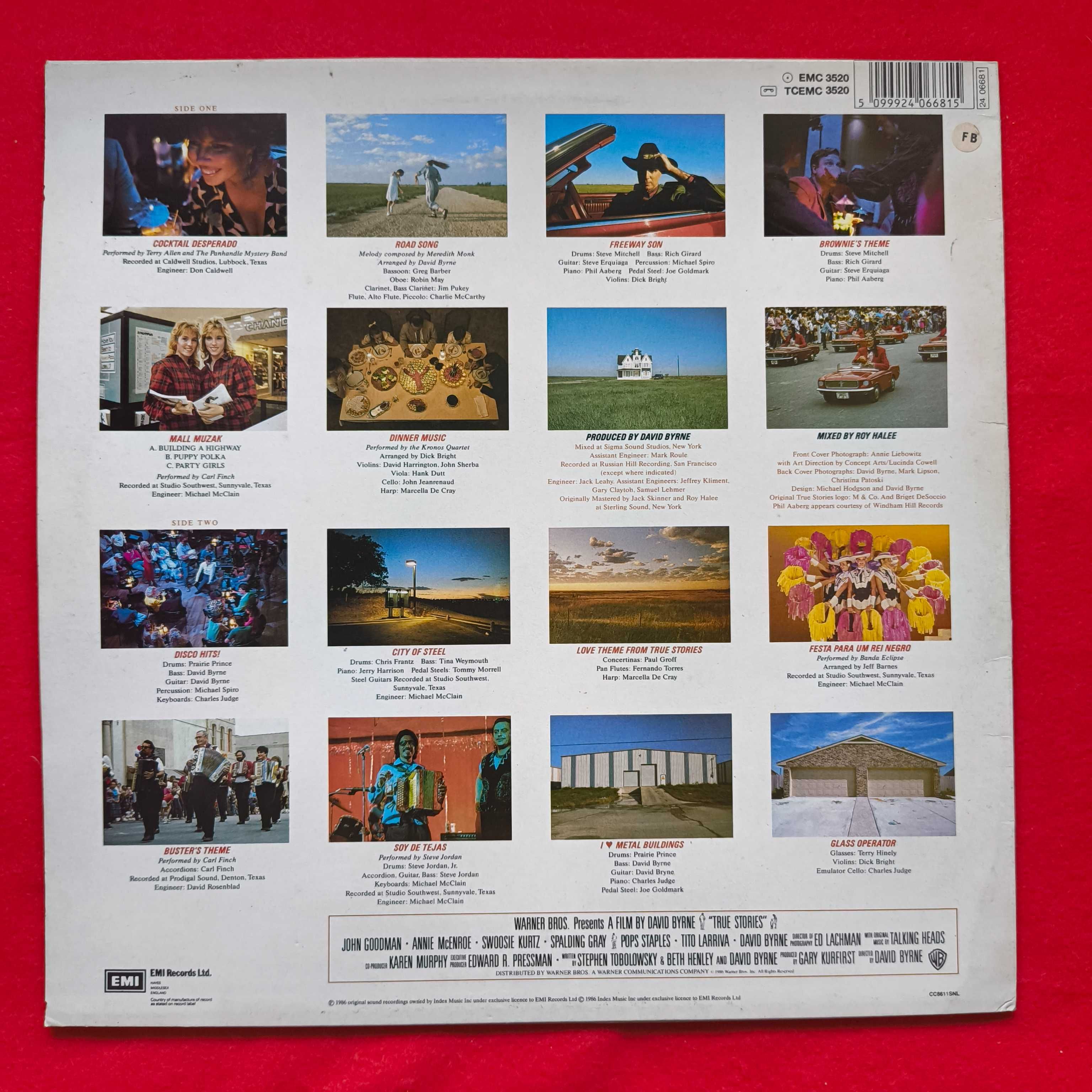 Sounds From True Stories Soundtrack Vinil