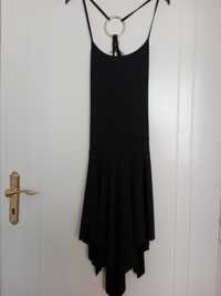 Sukienka wyjściowa czarna z gołymi plecami M