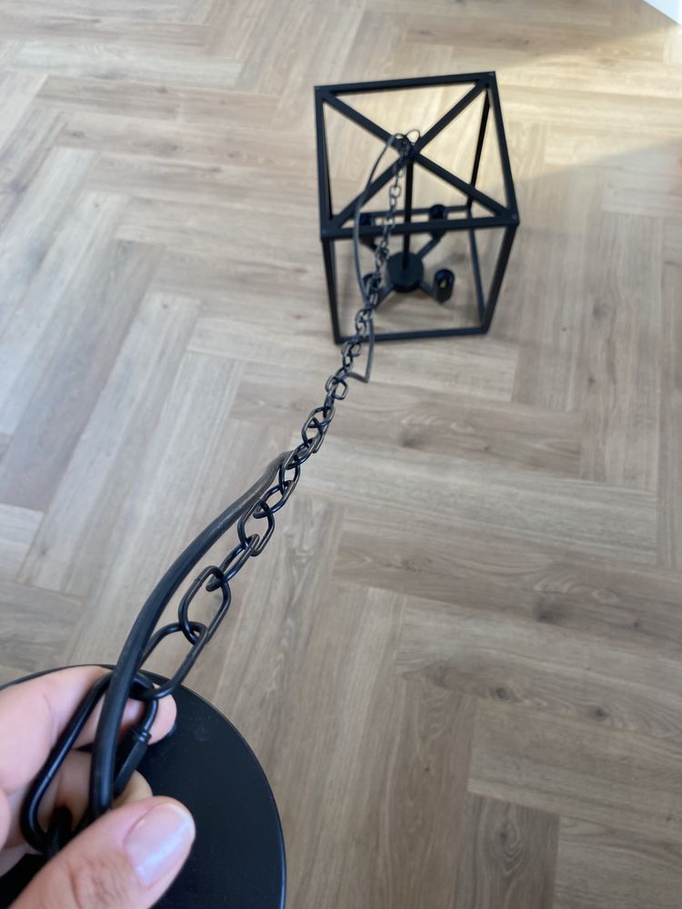 Nowa lampa klatka vintage latarnia przemysłowa