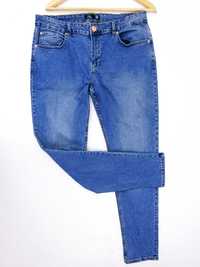 AP35 Jeansowe spodnie męskie rurki dżins skinny M L 32