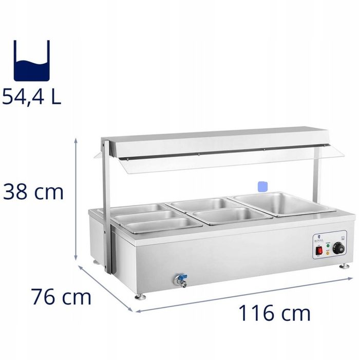 Bemar nastawny  Royal Catering RCBM-6WA