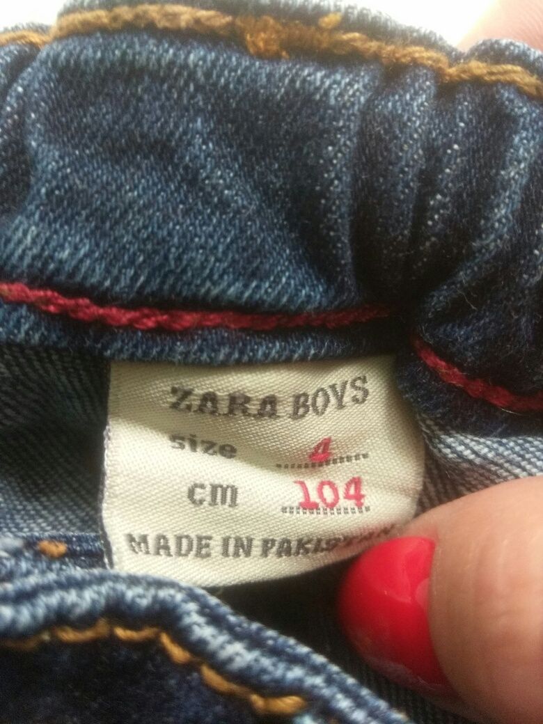 Spodnie jeansowe Zara boy 104