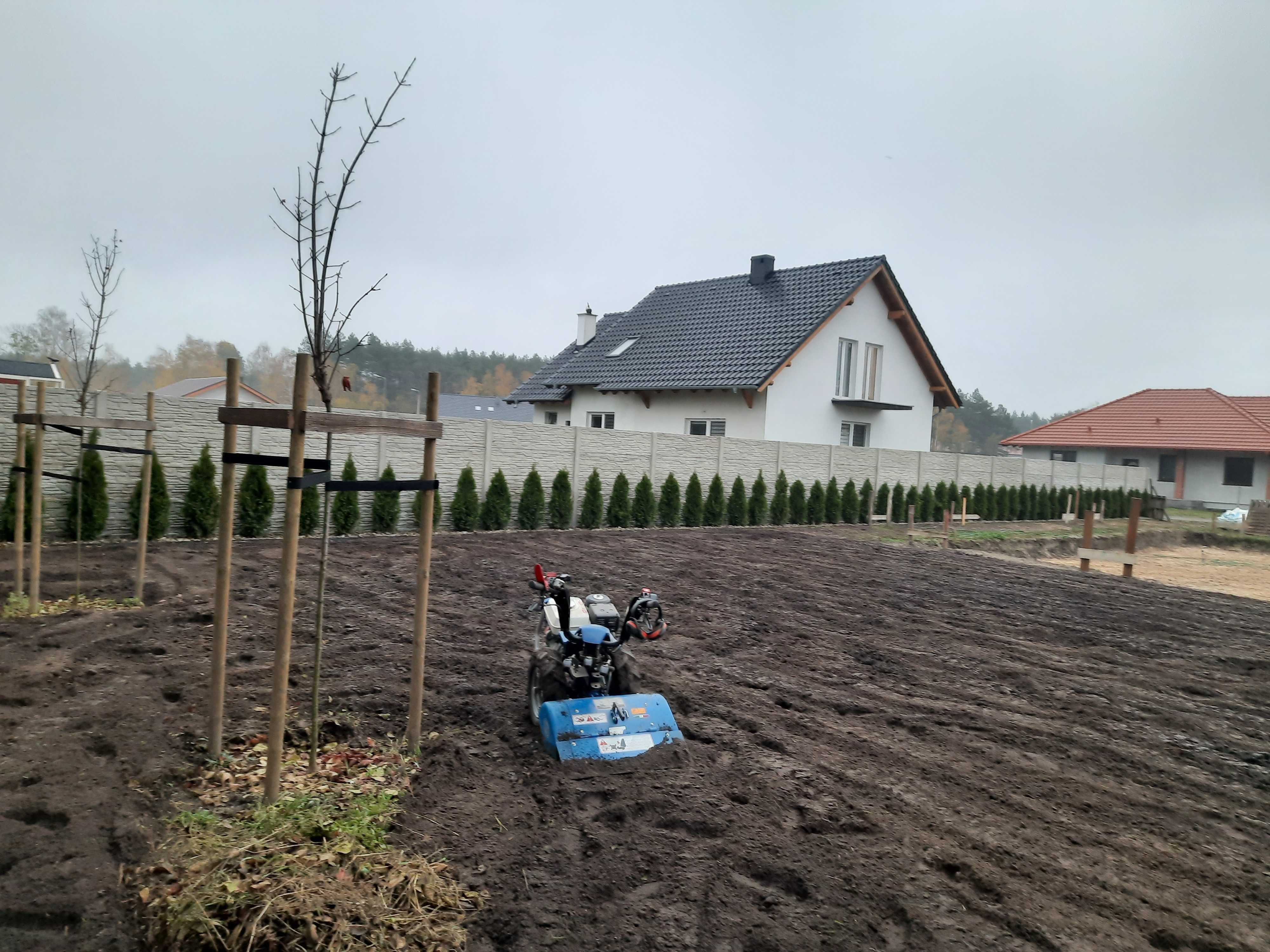 Porządkowanie działek, wycinka, mulczowanie, drenaże, odwodnienia