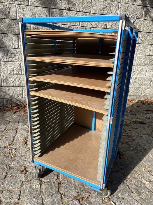 Wózek paletowy suszenia magazynowania i transportu drobnych elementów