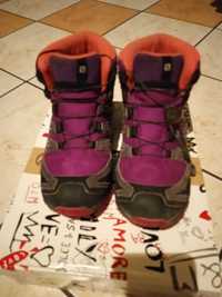 Buty trekkingowe dziewczęce rozmiar 35 firmy SalomonXAPRO