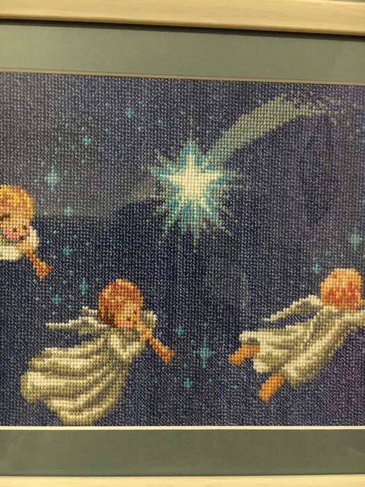 Вишита кртина ангели