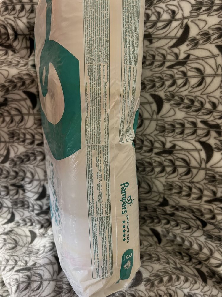 Памперсы Подгузники Pampers Premium Care Размер 3 (6-10 кг), 60 шт