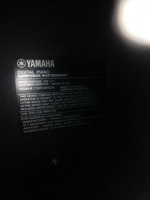 Цифровое пианино Yamaha DGX660 Portable grand(88кл). Состояние хорошее