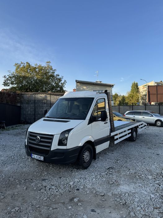 Volkswagen Crafter Laweta 2.5 diesel/doinwestowana/sala rama/faktyra