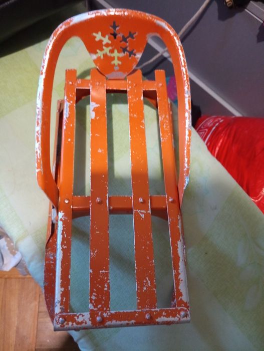 Санки для куклы,раритет, алюминий