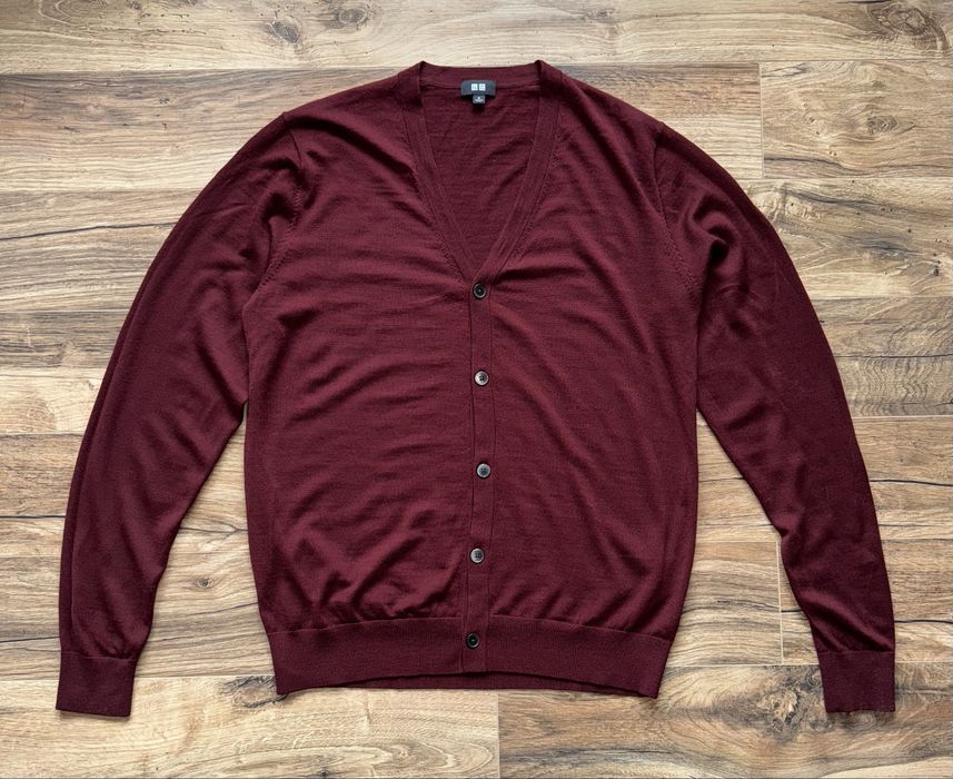 Uniglo wool кардиган чоловічий вовна