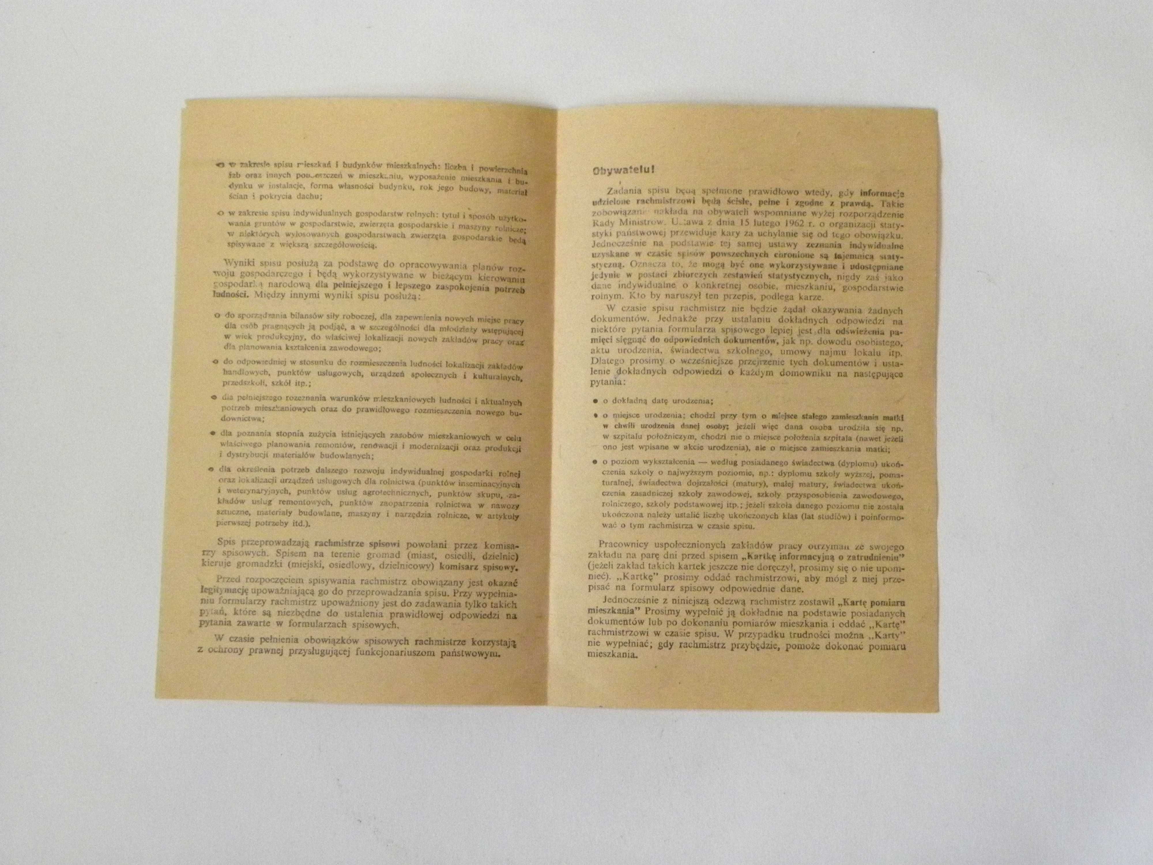 Kolekcjonerski dokument - Odezwa do ludności - rok 1970