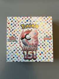 Japońskie Booster Boxy Kart Pokemon Seria 151