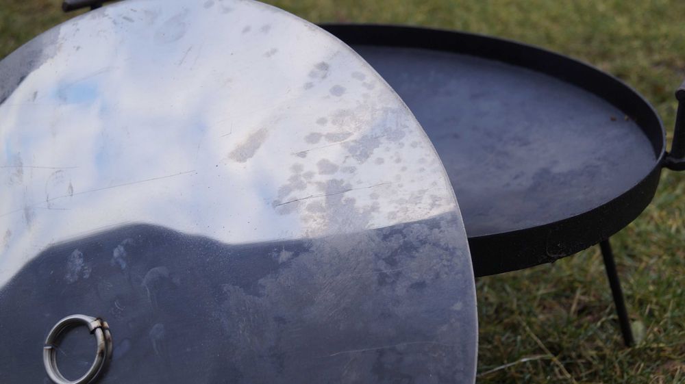 Широкий ассортимент СКОВОРОДА из диска бороны садж +КРИШКА сковорідка