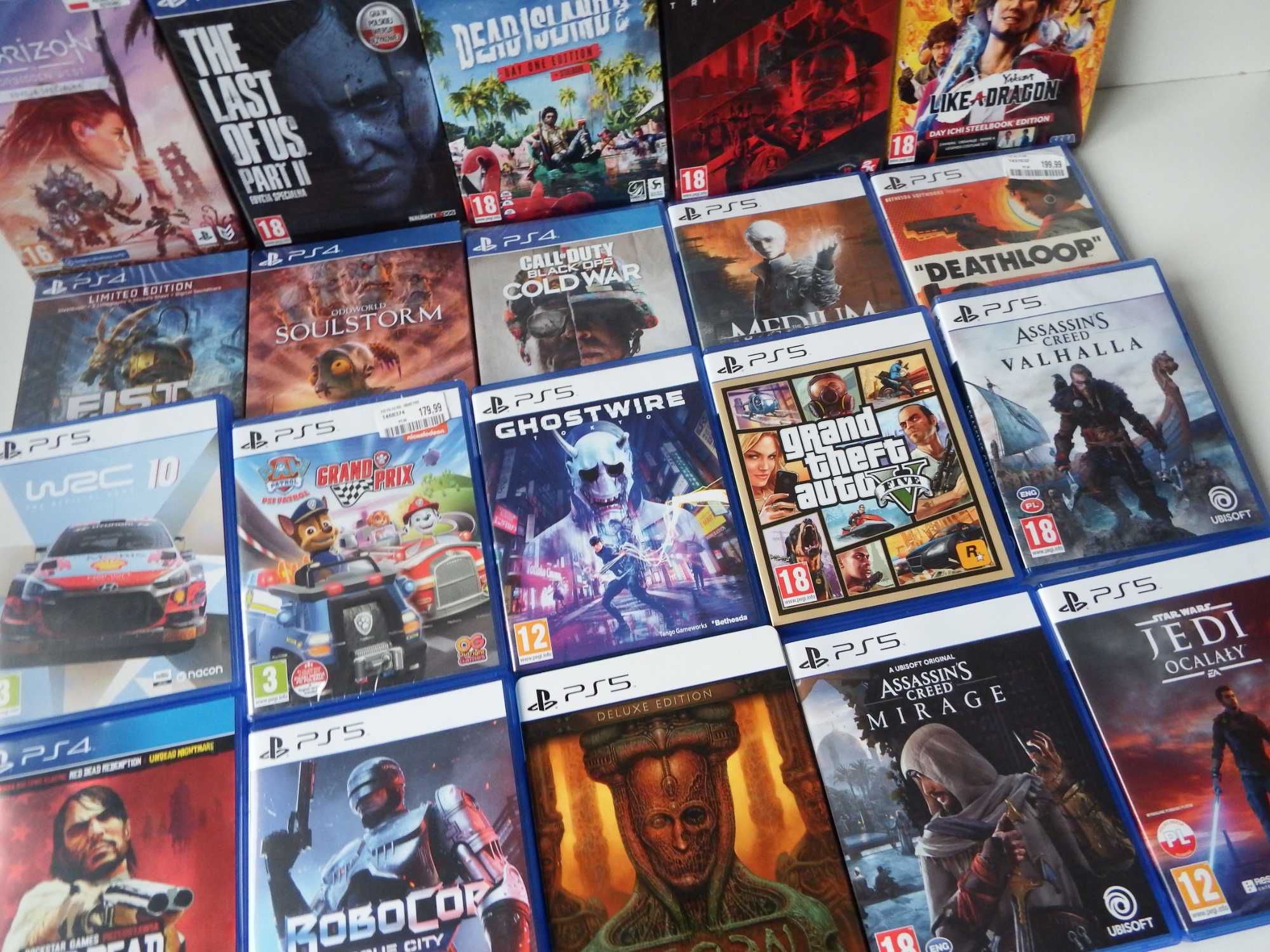 PS5 PS4 SCORN Robocop Mirage RDR Remake GOW RAGANROK same HITY !