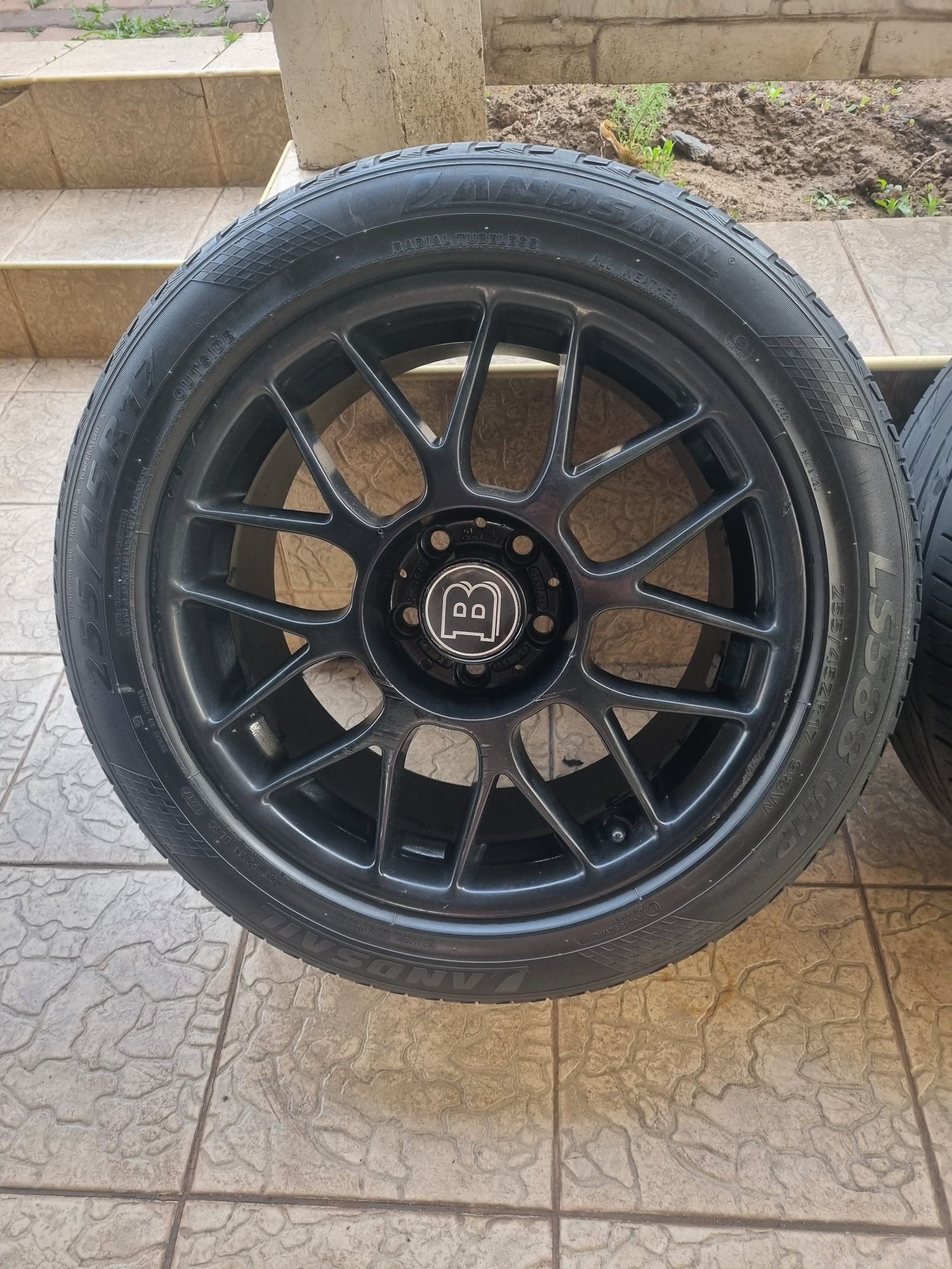 Диски BBS R17 разноширокие оригинал с резиной