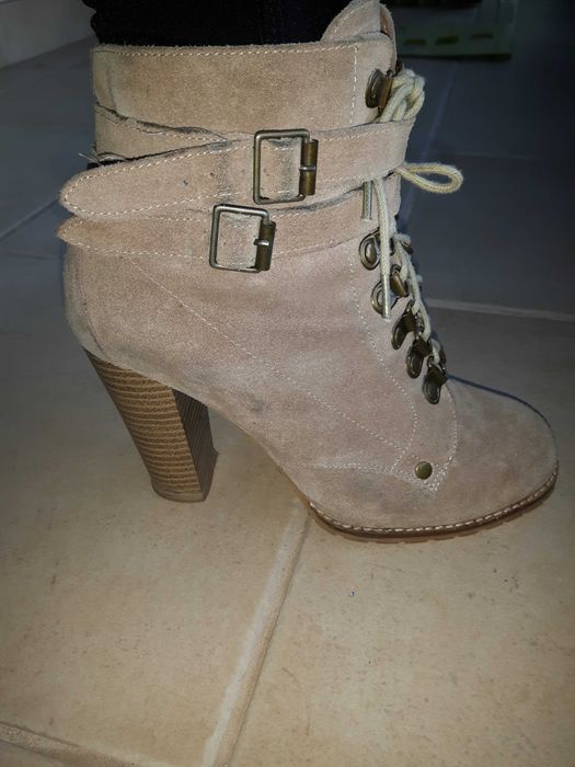 Botas senhora em pele