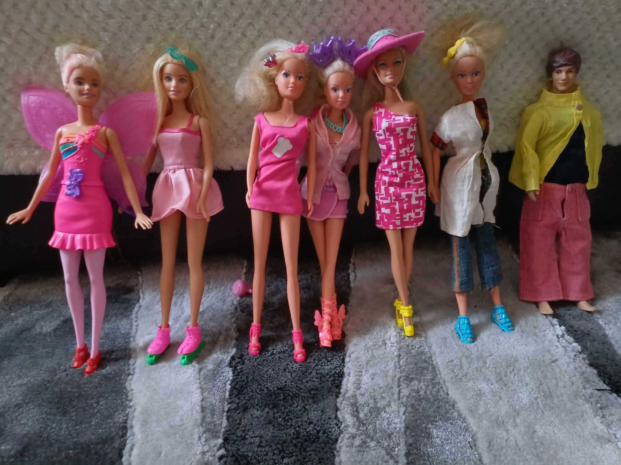 Lalki Barbie, Steffi, Enchatimals, kucyki + gratisy ciuszki, akcesoria