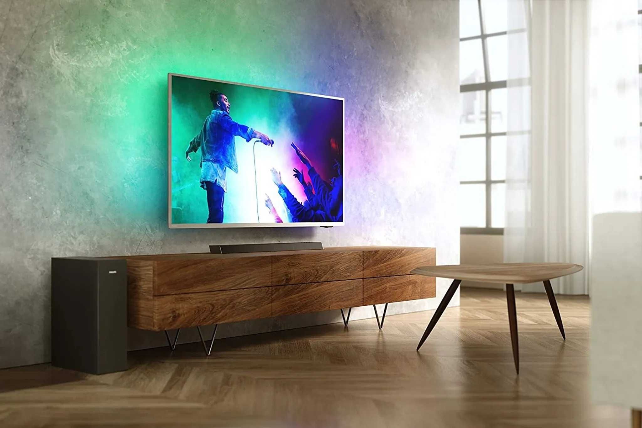 Soundbar 2.1 Philips B6305 Subwoofer Bluetooth Dobly A HDMI ARC 140W !