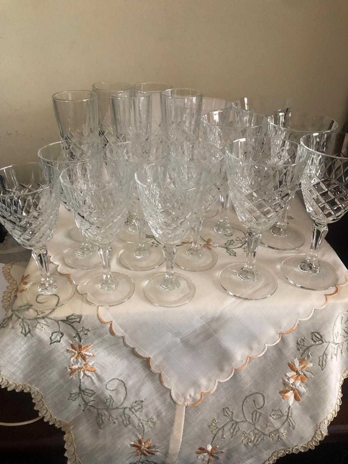 Serviço de copos em Cristal