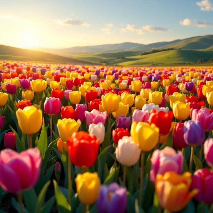 TULIPANY XXL Mix Cebulek TULIPANÓW 100 szt TULIPAN cebule DUŻE Kwiaty