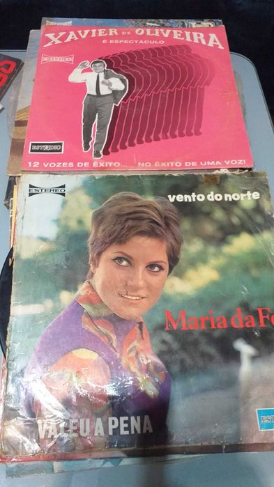 40 discos de vinil antigos em bom estado