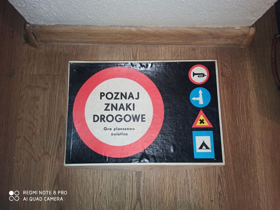 PRL gra planszowa poznaj znaki drogowe