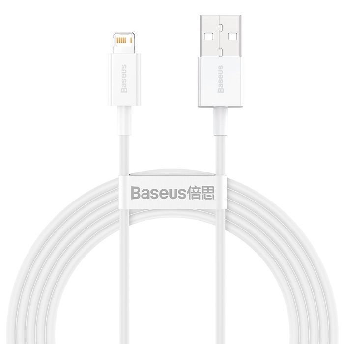 Baseus Superior kabel USB - Lightning 2,4A 2 m Biały (CALYS-C02)